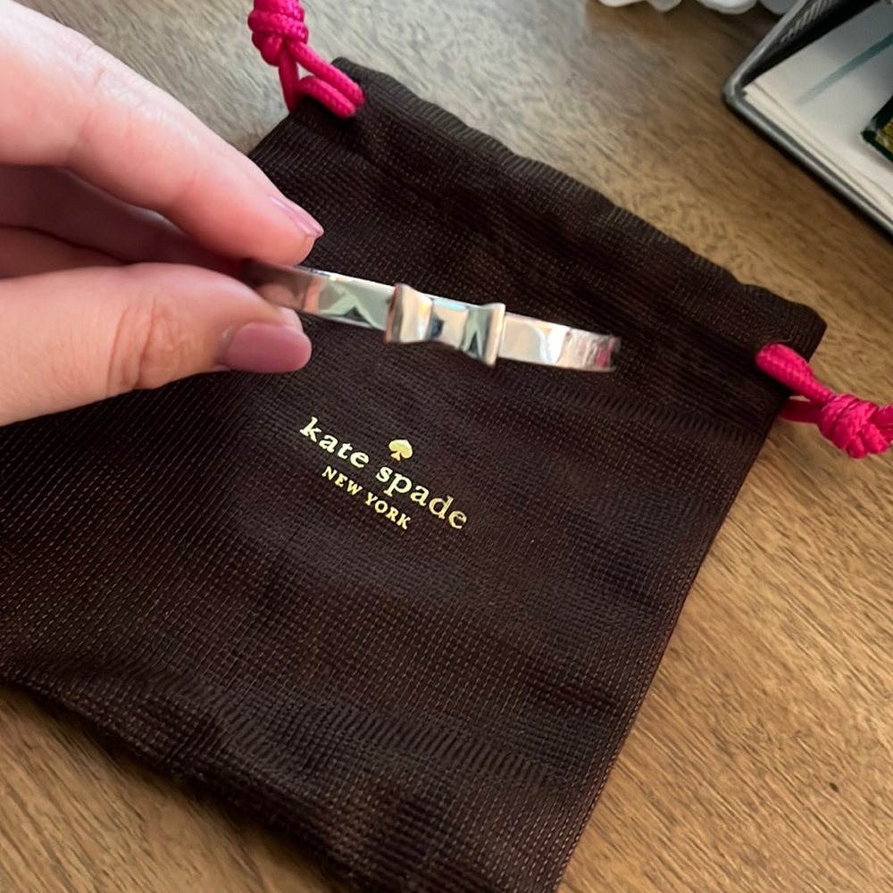 Kate Spade Silver Bow Bangle